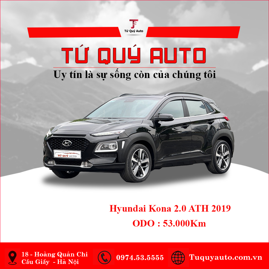 Xe Hyundai Kona 2.0 ATH 2019 - Đen