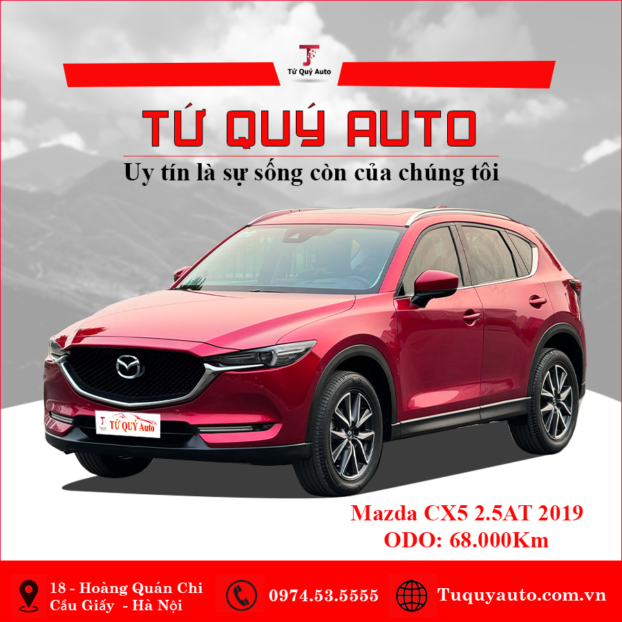 Xe Mazda CX5 2.5 AT 2WD 2019 - Đỏ