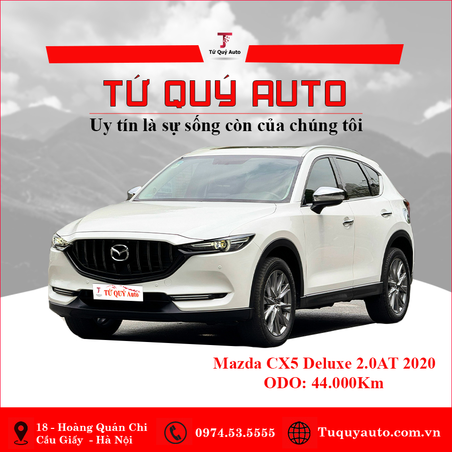 Xe Mazda CX5 2.0 Deluxe 2020 - Trắng