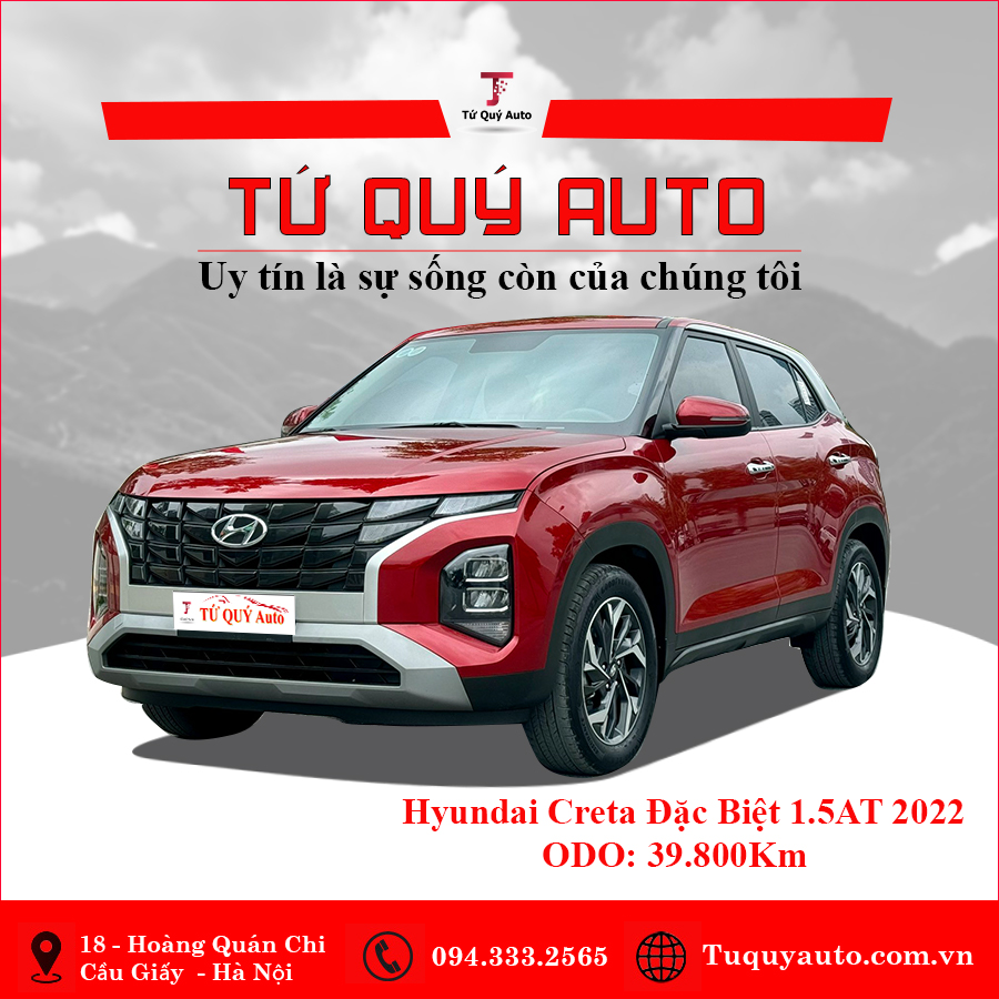 Xe Hyundai Creta Đặc biệt 1.5 AT 2022 - Đỏ