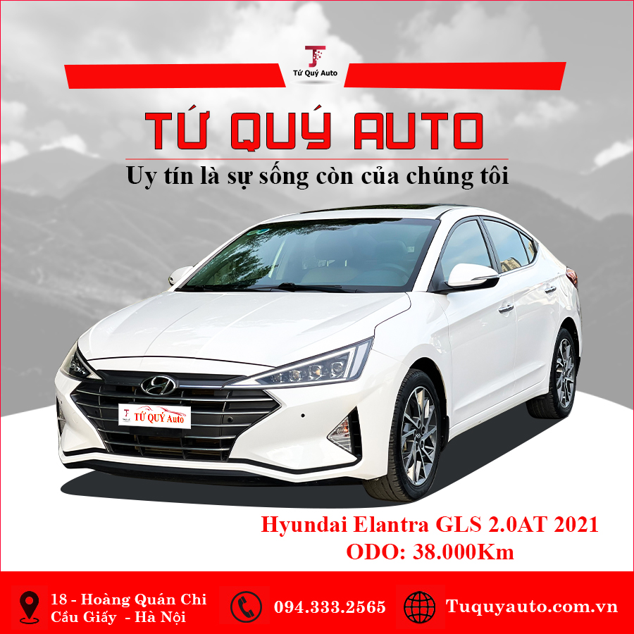 Xe Hyundai Elantra 2.0 AT 2021 - Trắng