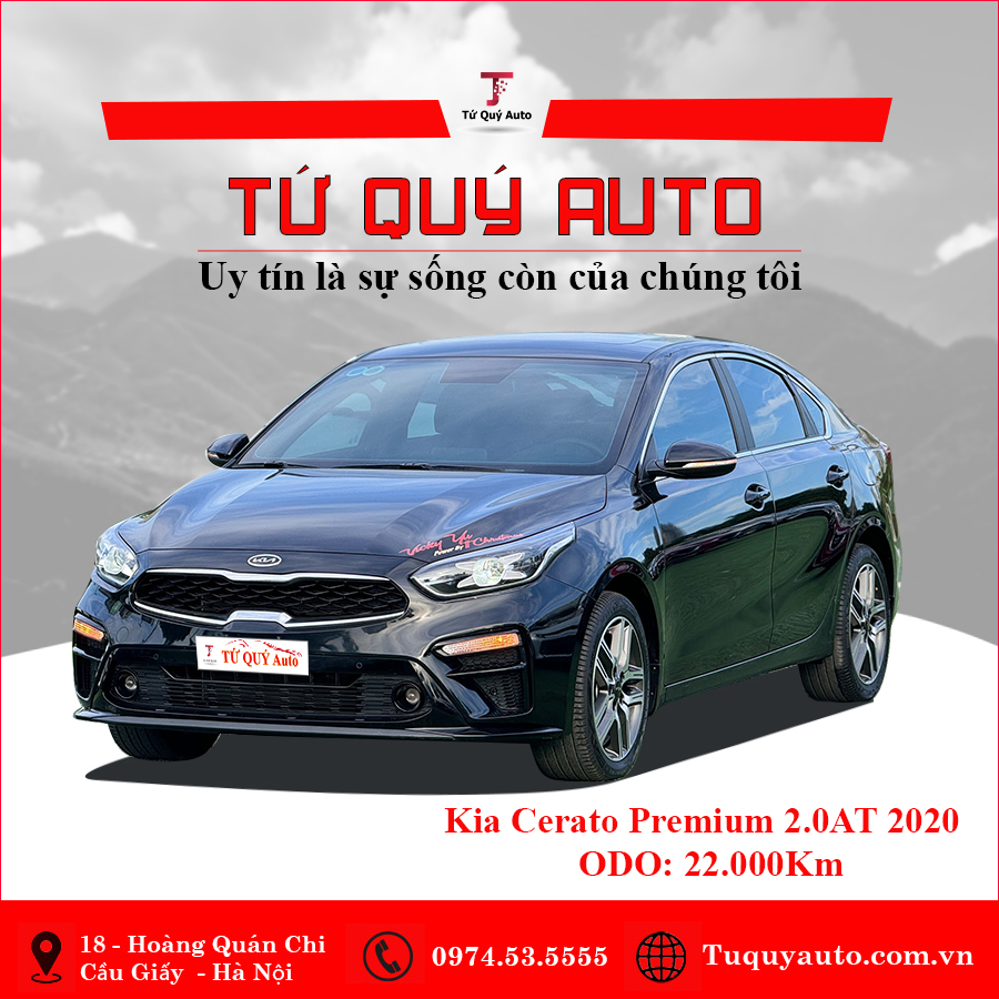 Xe Kia Cerato 2.0 AT Premium 2020 - Đen