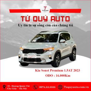 Xe Kia Sonet Premium 1.5 AT 2023 - Trắng