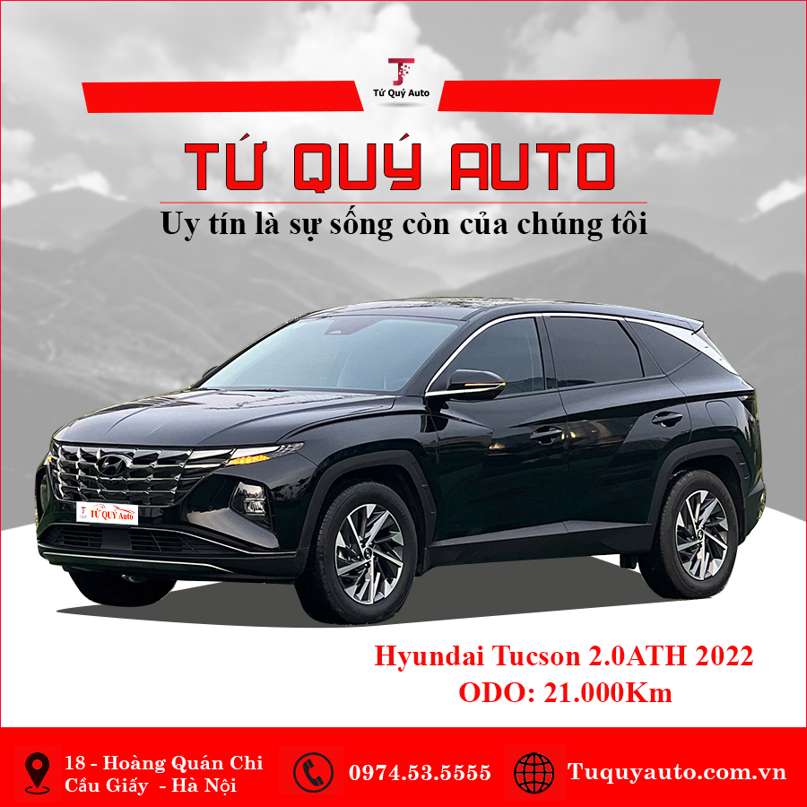 Xe Hyundai Tucson 2.0 AT Đặc biệt 2022 - Đen