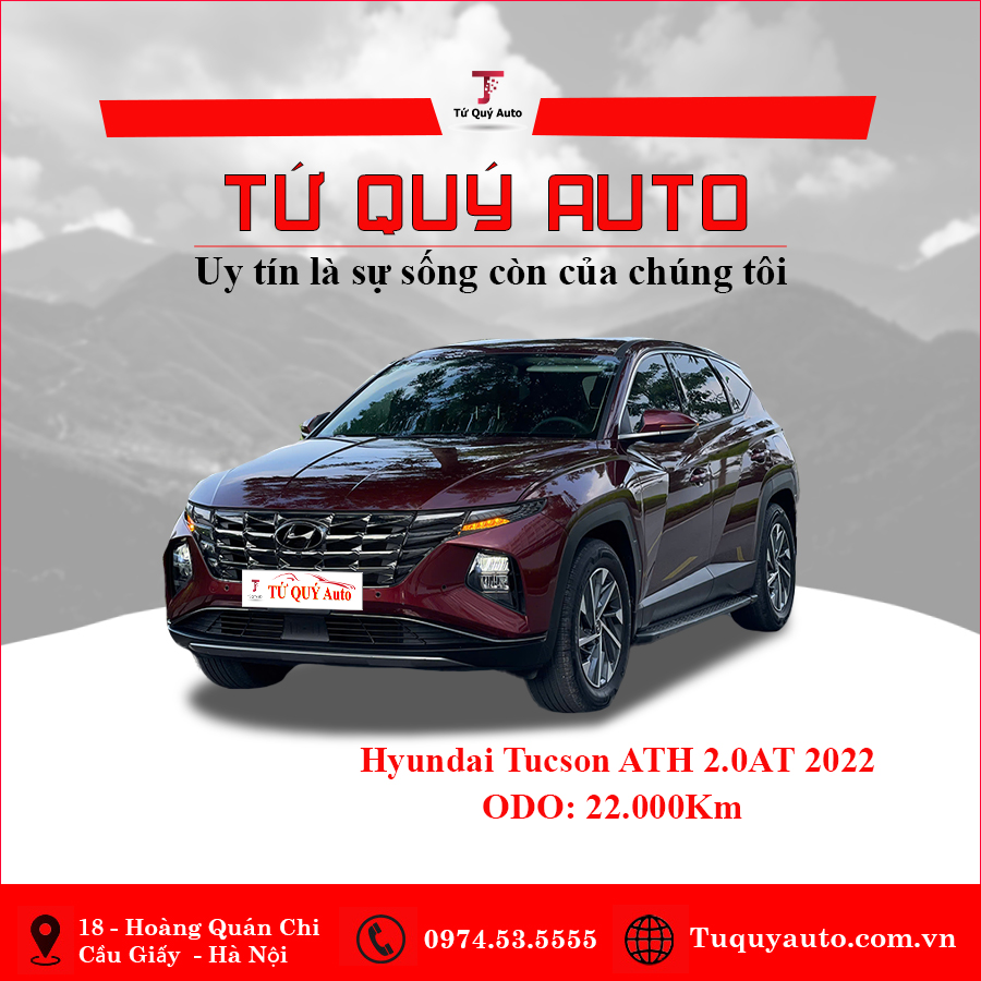 Xe Hyundai Tucson 2.0 AT Đặc biệt 2022 - Đỏ Mận