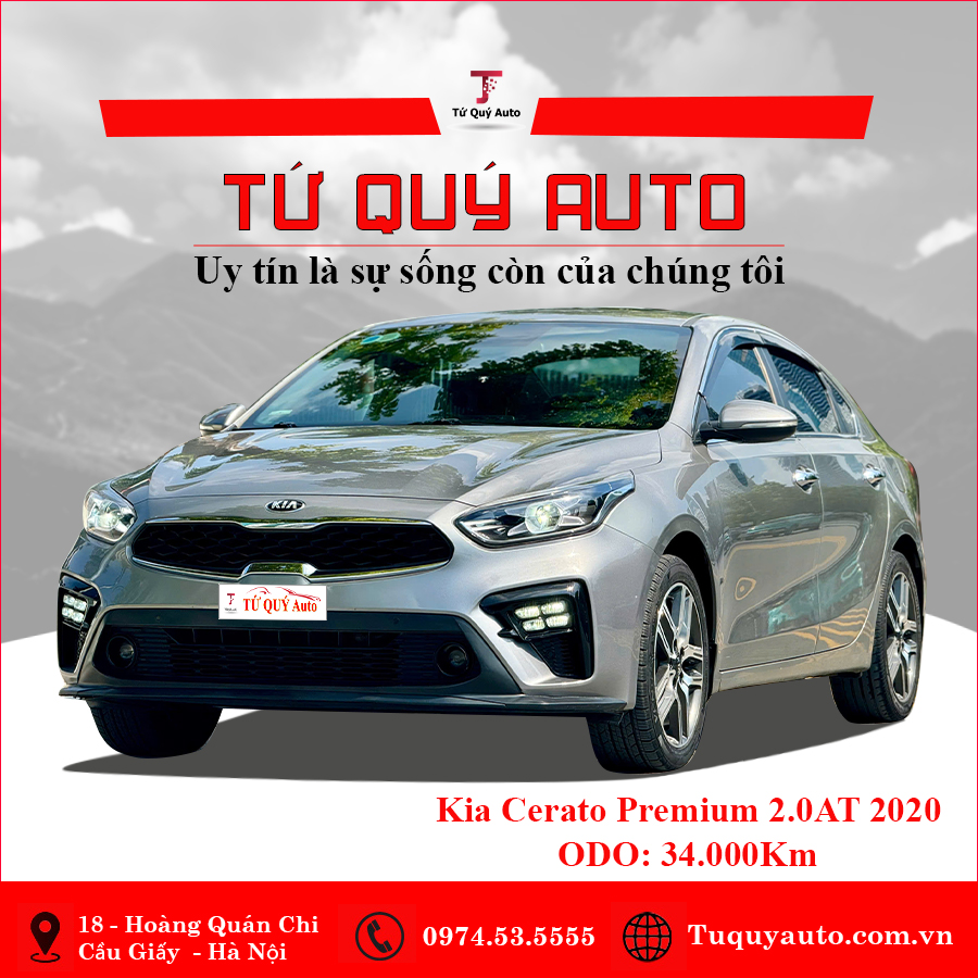 Xe Kia Cerato 2.0 AT Premium 2020 - Xám