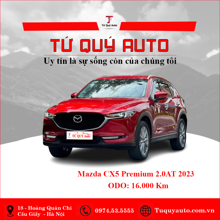 Xe Mazda CX5 Premium 2.0 AT 2023 - Đỏ