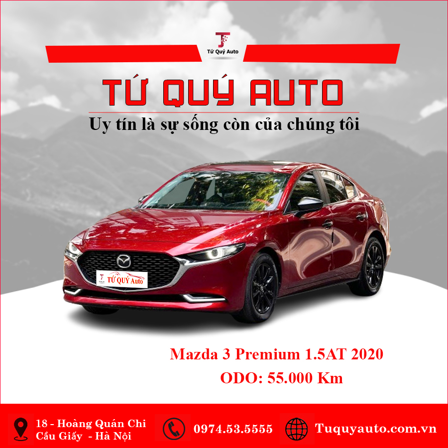 Xe Mazda 3 1.5L Premium 2020 - Đỏ