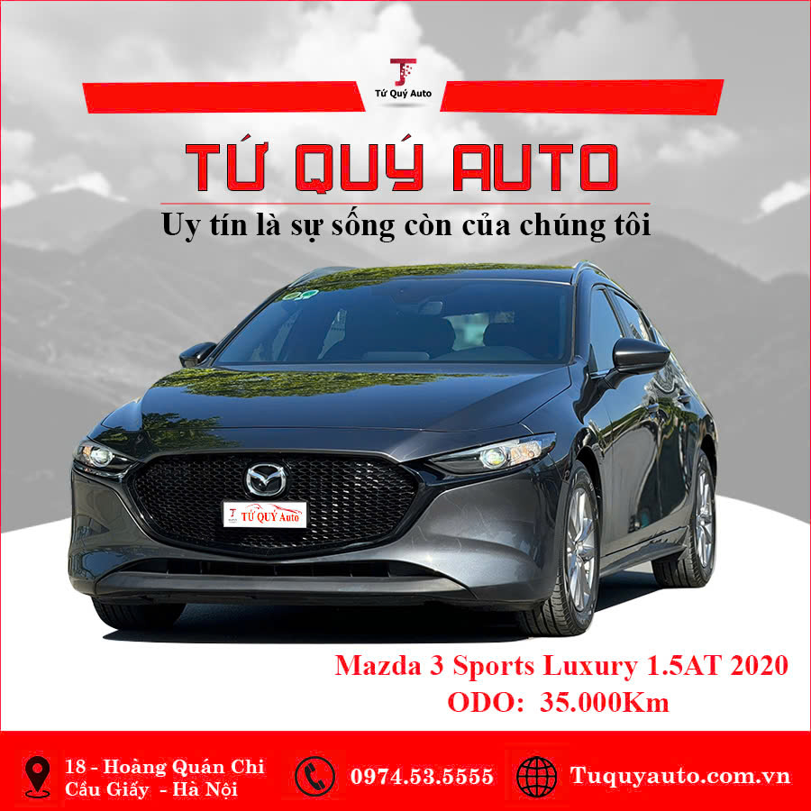 Xe Mazda 3 1.5L Sport Luxury 2020 - Xám