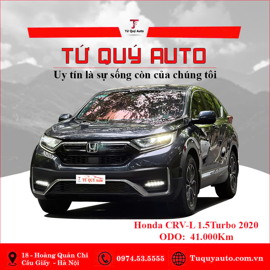 Xe Honda CRV 1.5L Sensing 2020 - Xanh Đen