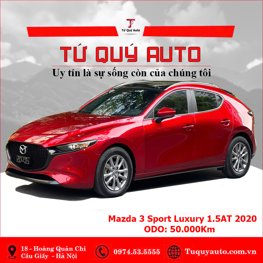 Xe Mazda 3 1.5L Sport Luxury 2020 - Đỏ