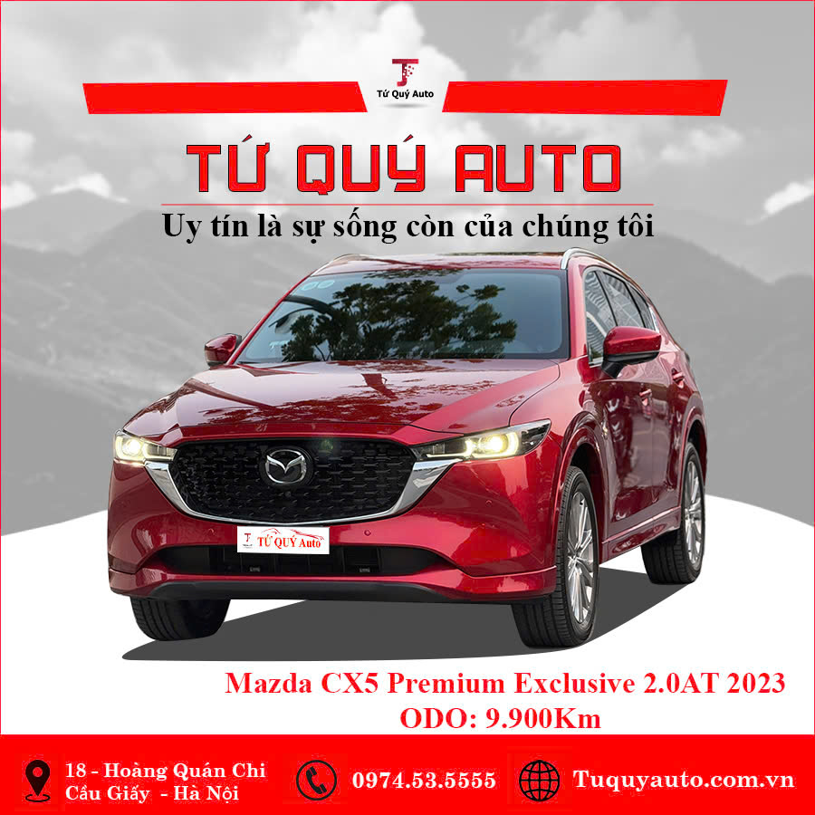 Xe Mazda CX5 Premium Exclusive 2.0 AT 2023 - Đỏ