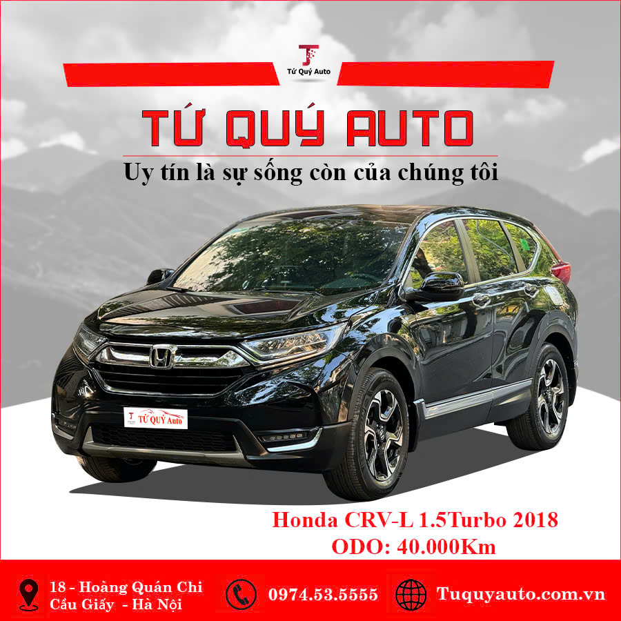 Xe Honda CRV L 2018 - Đen