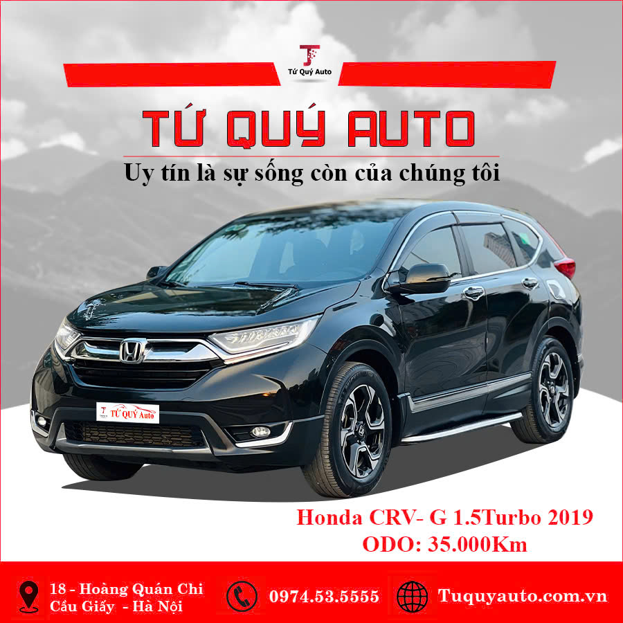 Xe Honda CRV 1.5G 2019 - Xanh Rêu