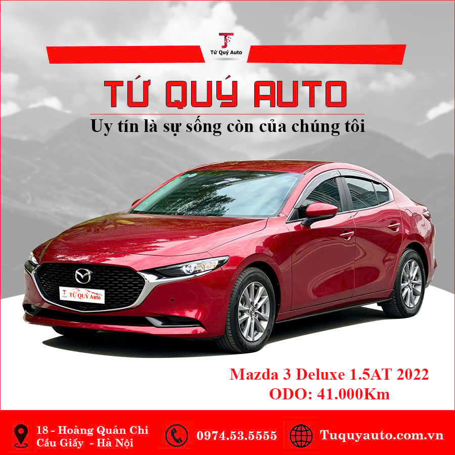 Xe Mazda 3 1.5L Deluxe 2022 - Đỏ