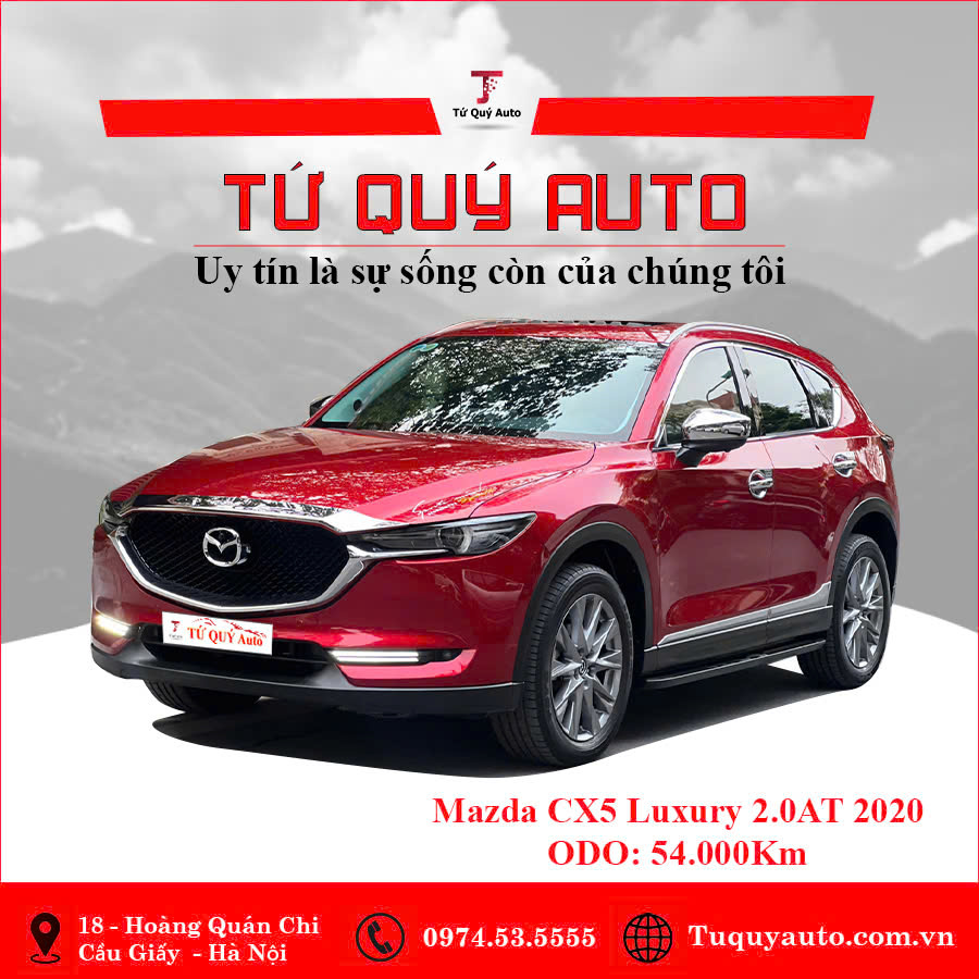 Xe Mazda CX5 2.0 Luxury 2020 - Đỏ