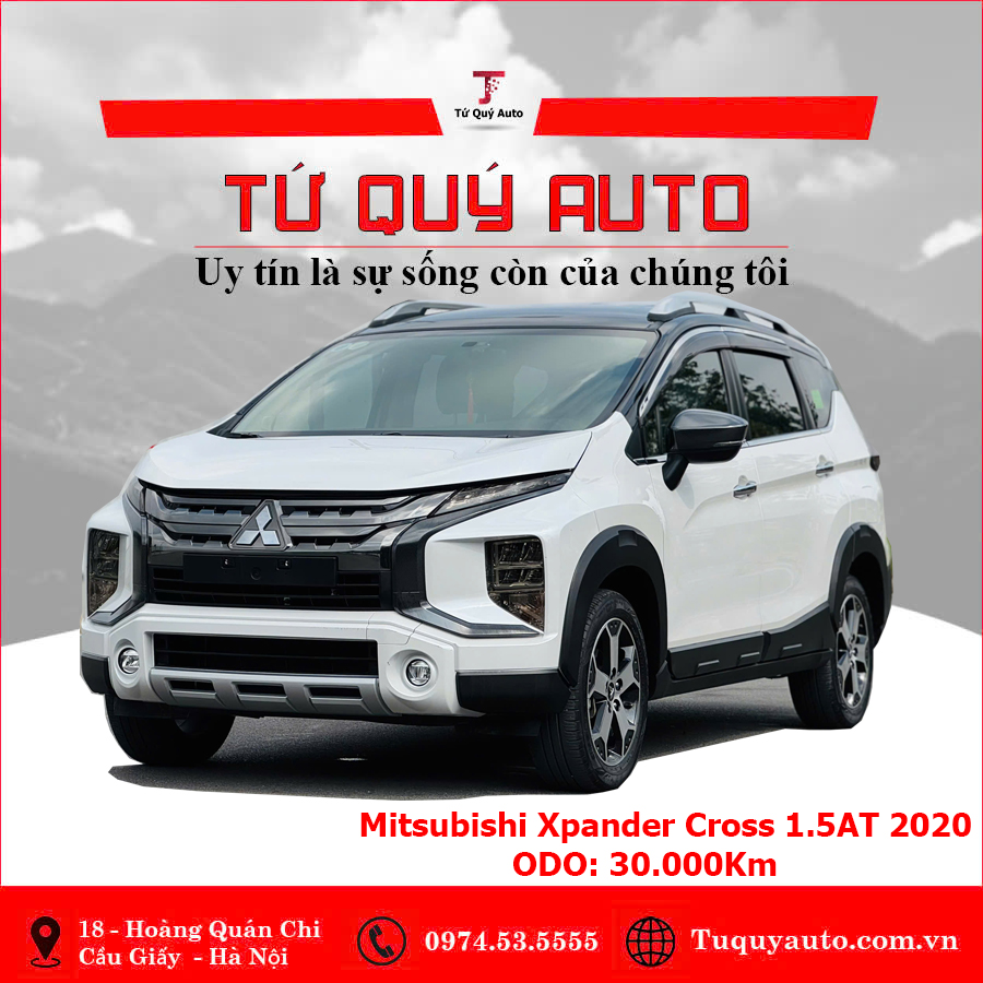 Xe Mitsubishi Xpander Cross 1.5 AT 2020 - Trắng