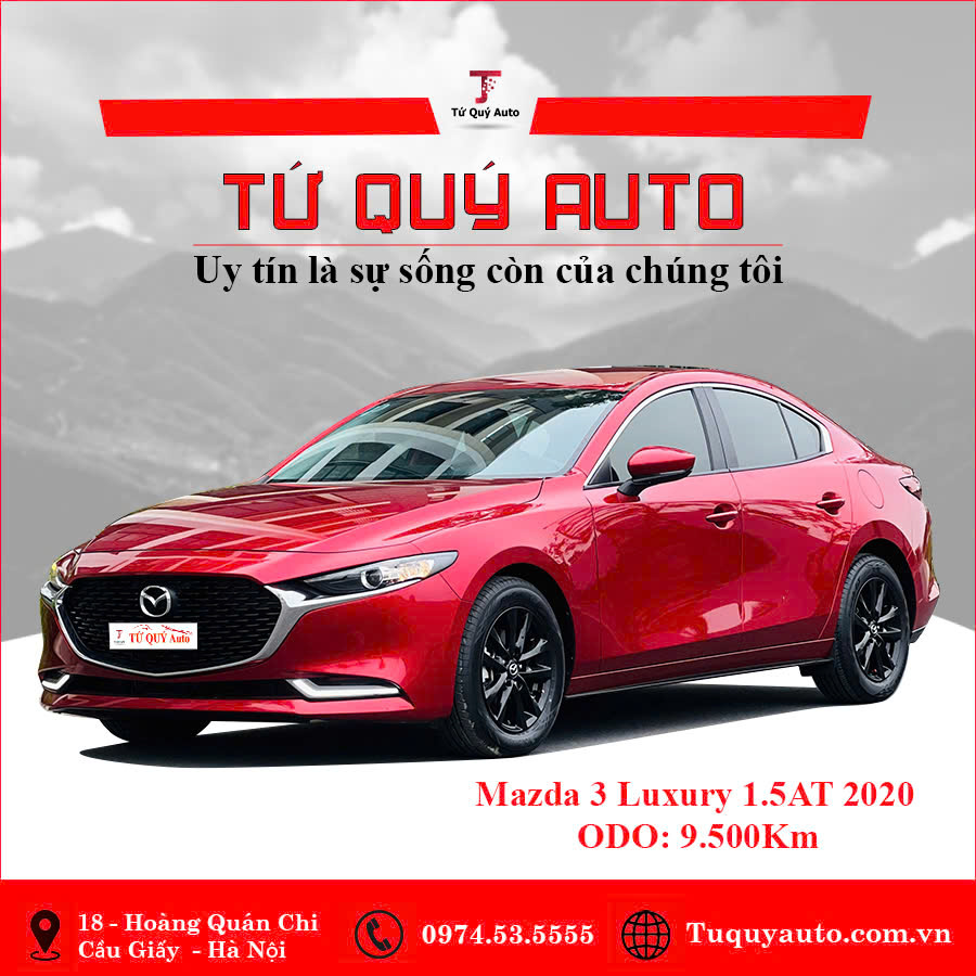 Xe Mazda 3 1.5L Luxury 2020 - Đỏ