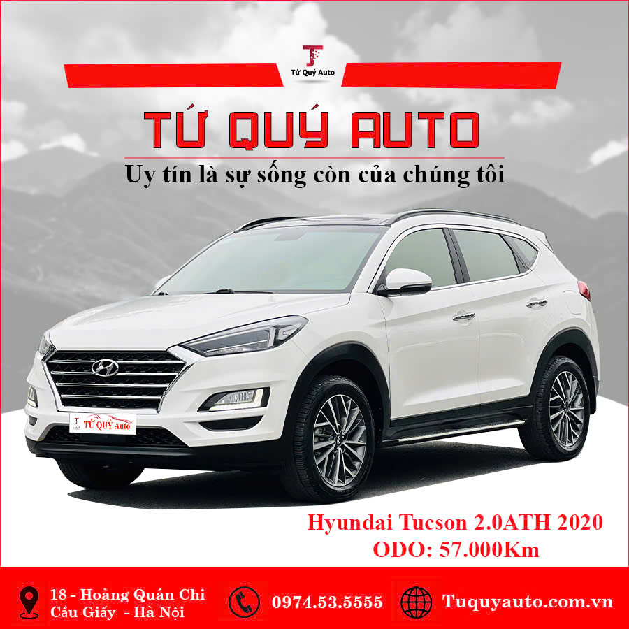 Xe Hyundai Tucson 2.0 ATH 2020 - Trắng