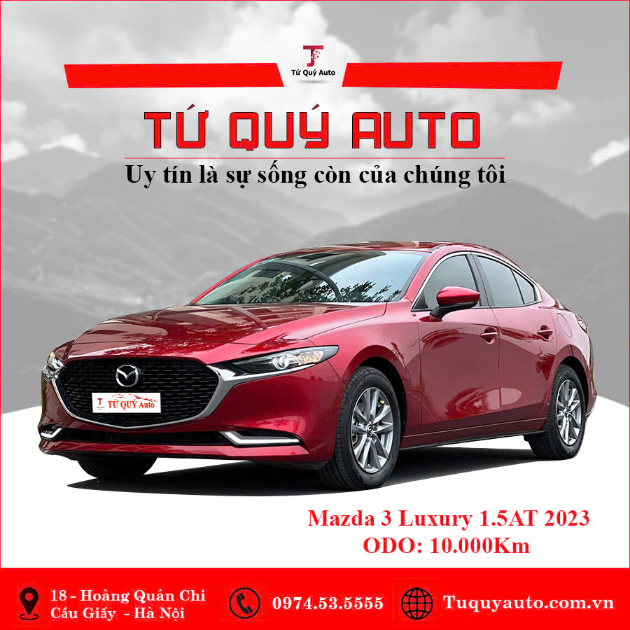 Xe Mazda 3 1.5L Luxury 2023 - Đỏ