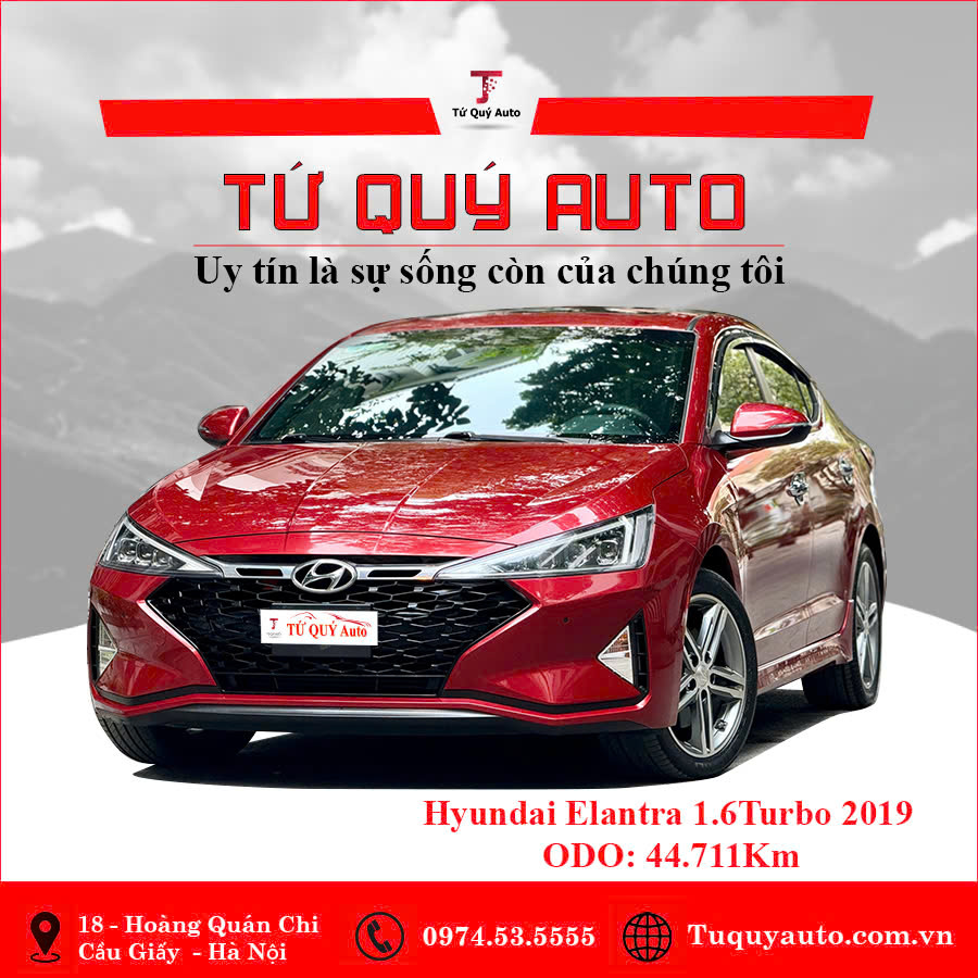 Xe Hyundai Elantra Sport 1.6 AT 2019 - Đỏ
