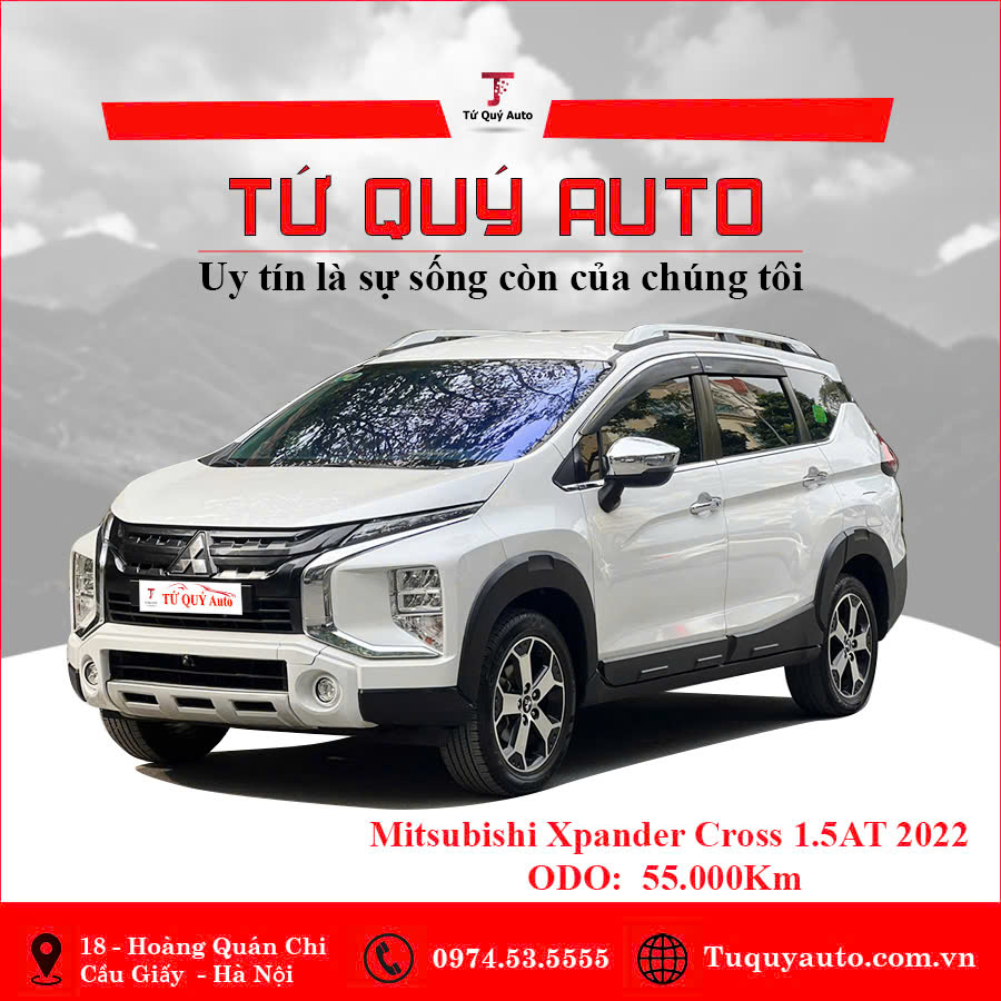 Xe Mitsubishi Xpander Cross 1.5 AT 2022 - Trắng