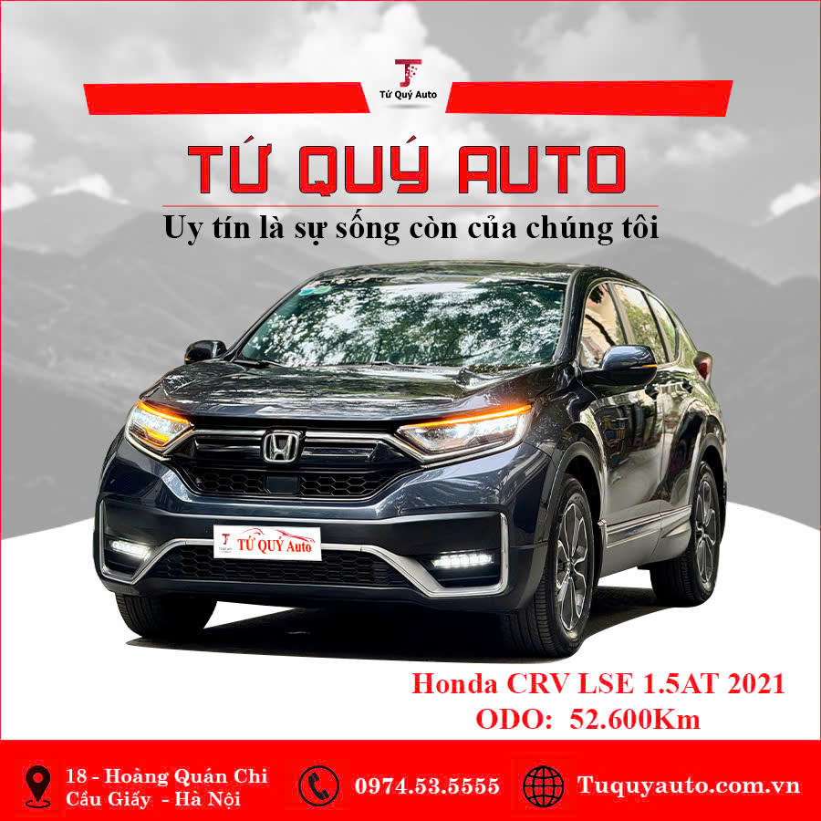 Xe Honda CRV 1.5 LSE 2021 - Xanh Đen