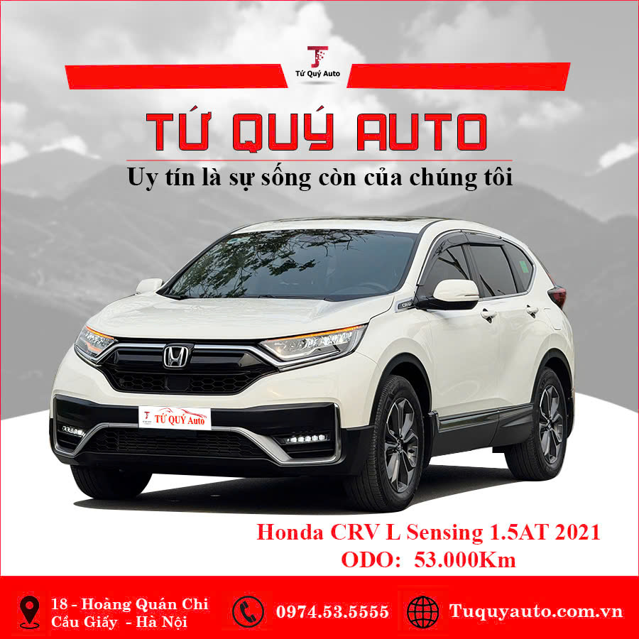 Xe Honda CRV 1.5 LSE 2021 - Trắng