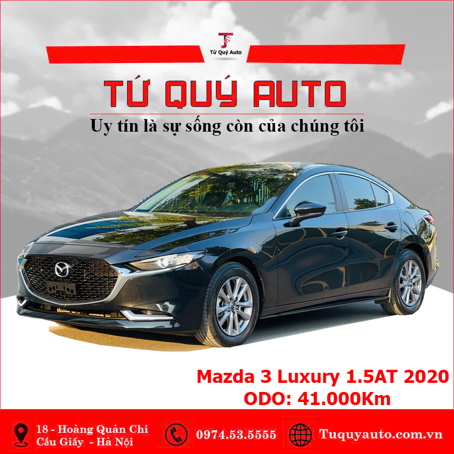 Xe Mazda 3 Luxury 2020 - Đen