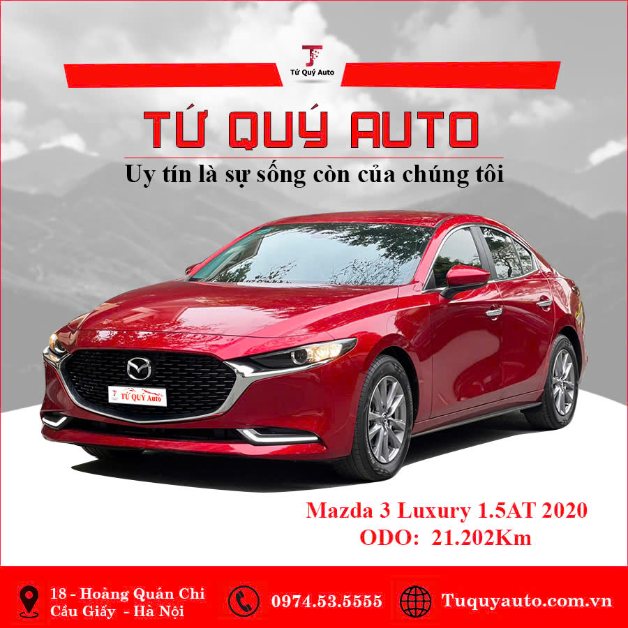 Xe Mazda 3 1.5L Luxury 2020 - Đỏ