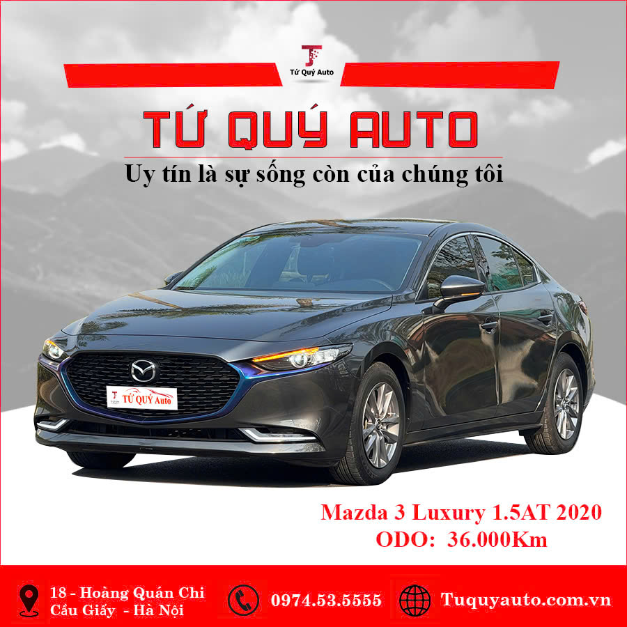 Xe Mazda 3 1.5L Luxury 2020 - Xám