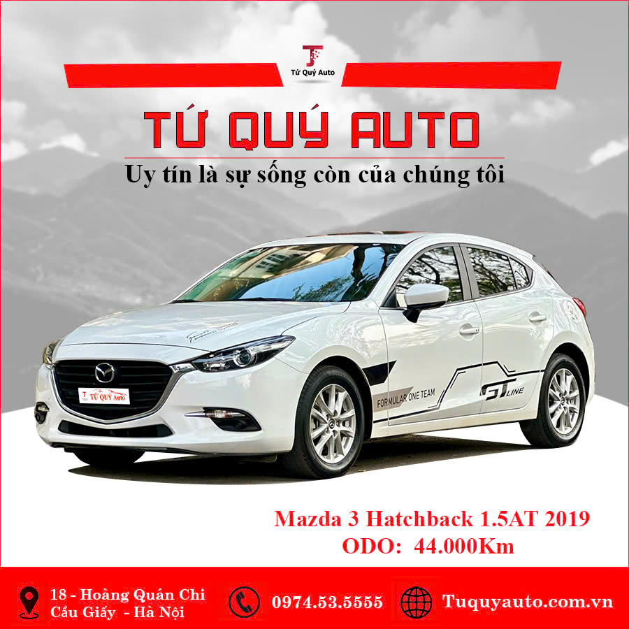 Xe Mazda 3 Hatchback 1.5AT 2019 - Trắng