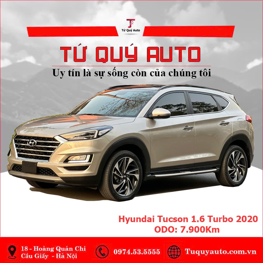 Xe Hyundai Tucson 1.6 AT Turbo 2020 - Vàng Cát