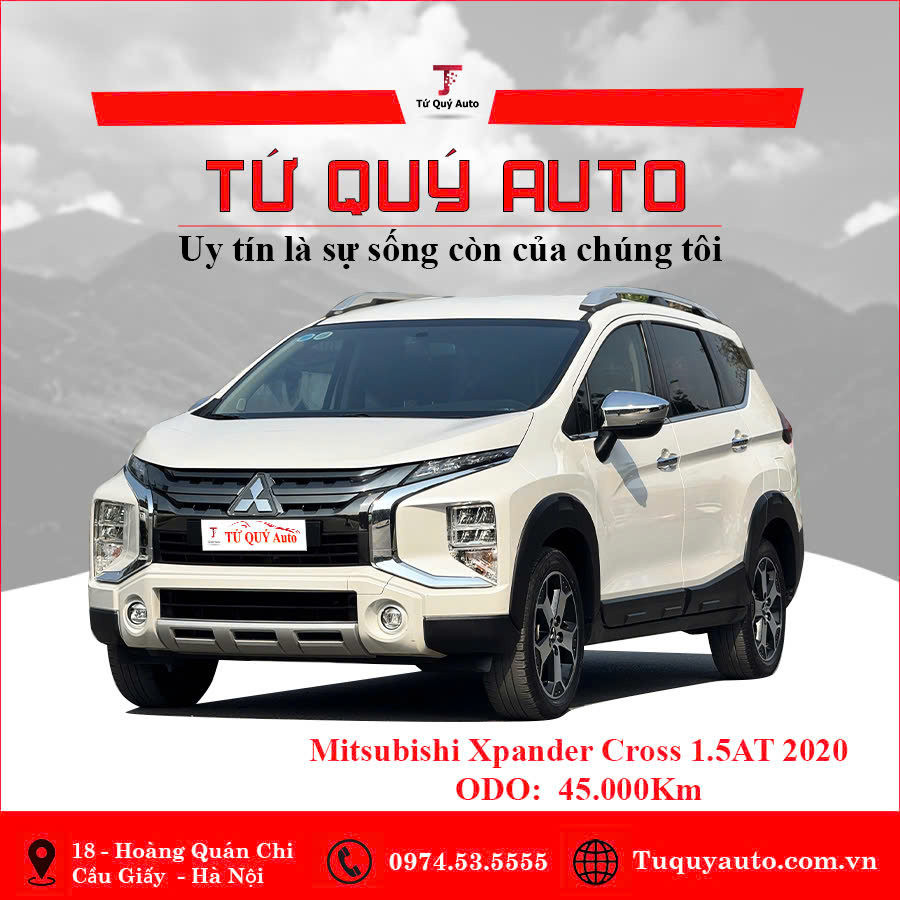 Xe Mitsubishi Xpander Cross 1.5 AT 2020 - Trắng