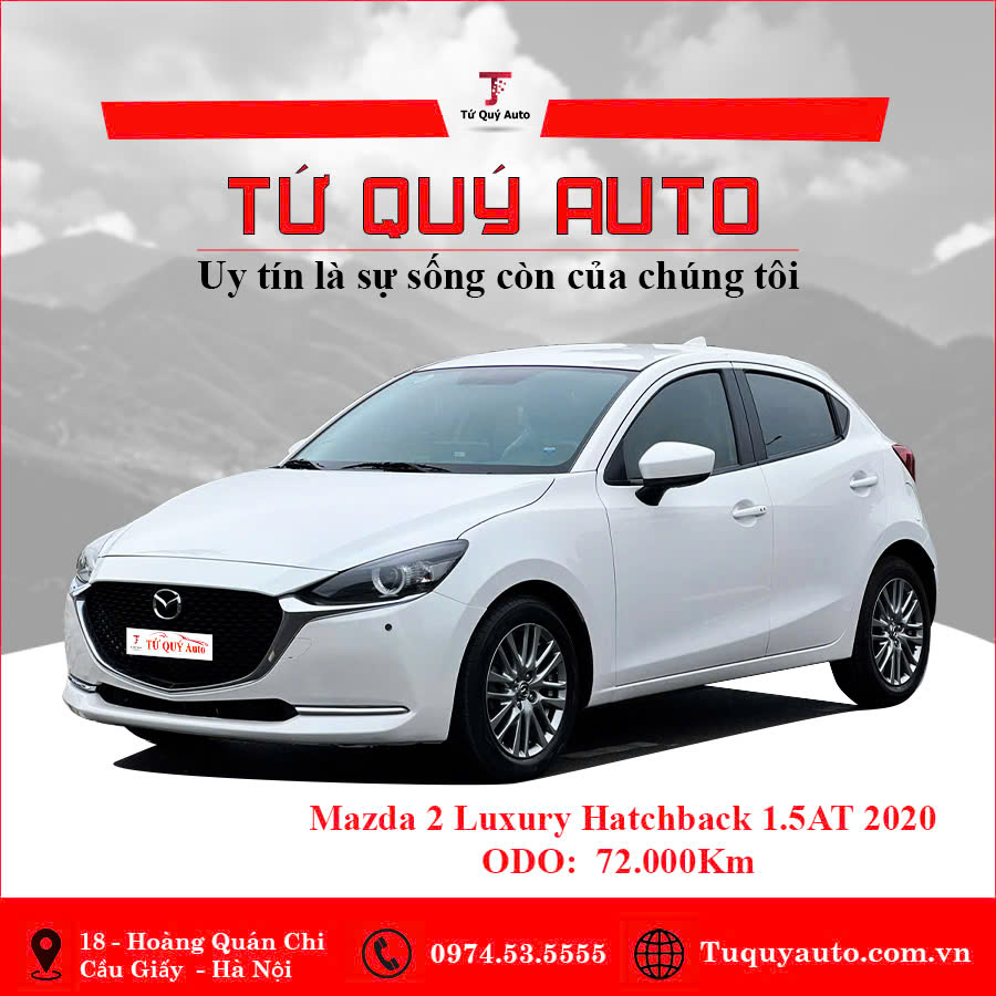 Xe Mazda 2 Sport Luxury 2020 - Trắng