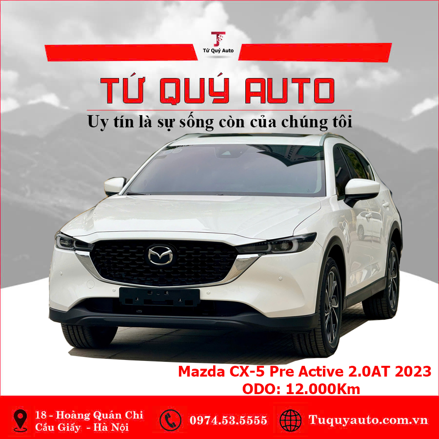 Xe Mazda CX5 Premium Active 2023 - Trắng