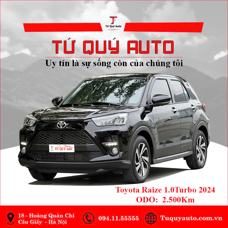 Xe Toyota Raize G 1.0 CVT 2024 - Đen