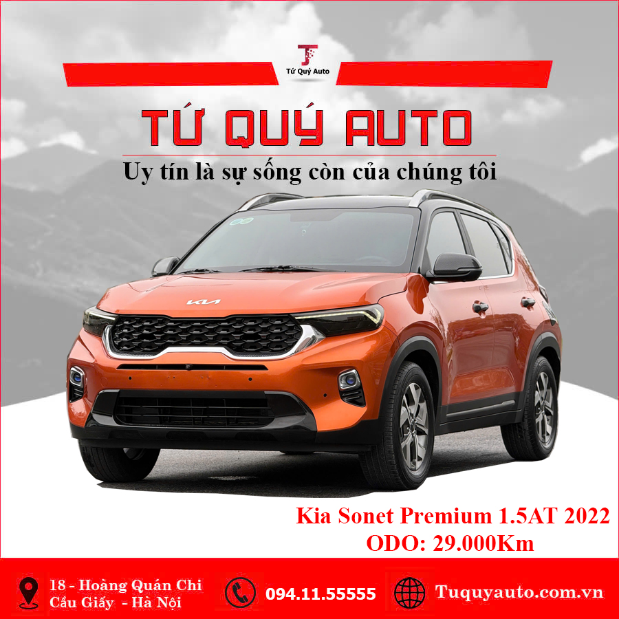 Xe Kia Sonet Premium 1.5 AT 2022 - Cam