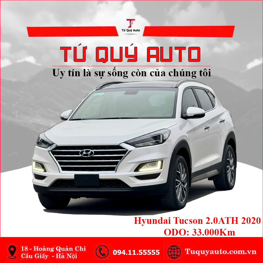 Xe Hyundai Tucson 2.0 ATH 2020 - Trắng