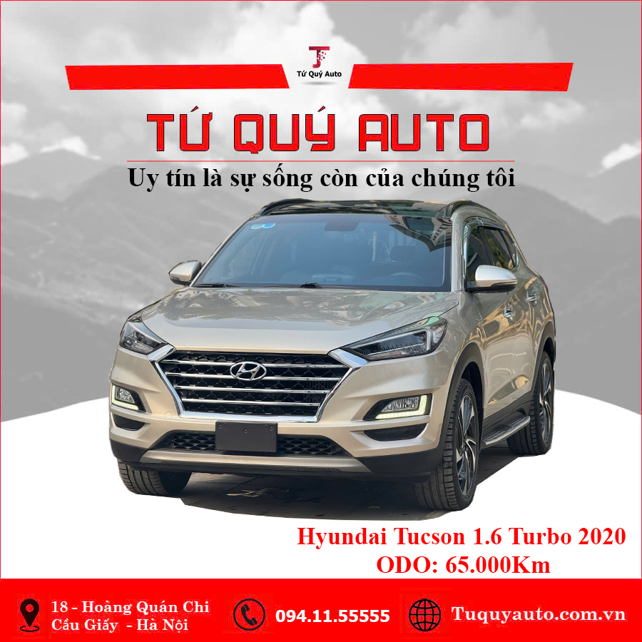 Xe Hyundai Tucson 1.6 AT Turbo 2020 - Vàng Cát
