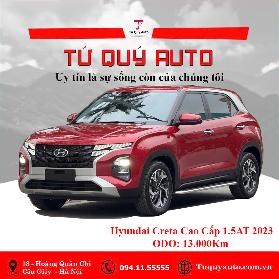 Xe Hyundai Creta Cao cấp 1.5 AT 2023 - Đỏ