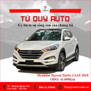 Xe Hyundai Tucson 1.6 AT Turbo 2018 - Trắng