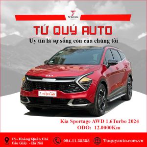Xe Kia Sportage Signature 1.6T AWD 2024 - Đỏ
