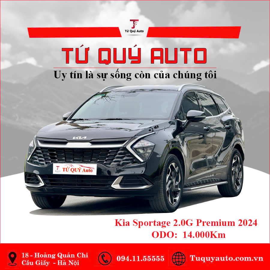 Xe Kia Sportage Premium 2.0G 2024 - Đen
