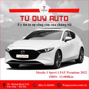 Xe Mazda 3 1.5L Sport Premium 2022 - Trắng