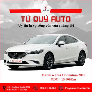 Xe Mazda 6 2.5L Premium 2018 - Trắng