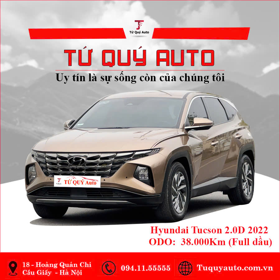 Xe Hyundai Tucson 2.0 AT CRDi Đặc biệt 2022 - Nâu