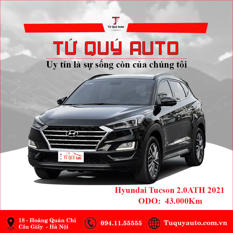 Xe Hyundai Tucson 2.0 AT Đặc biệt 2021 - Đen