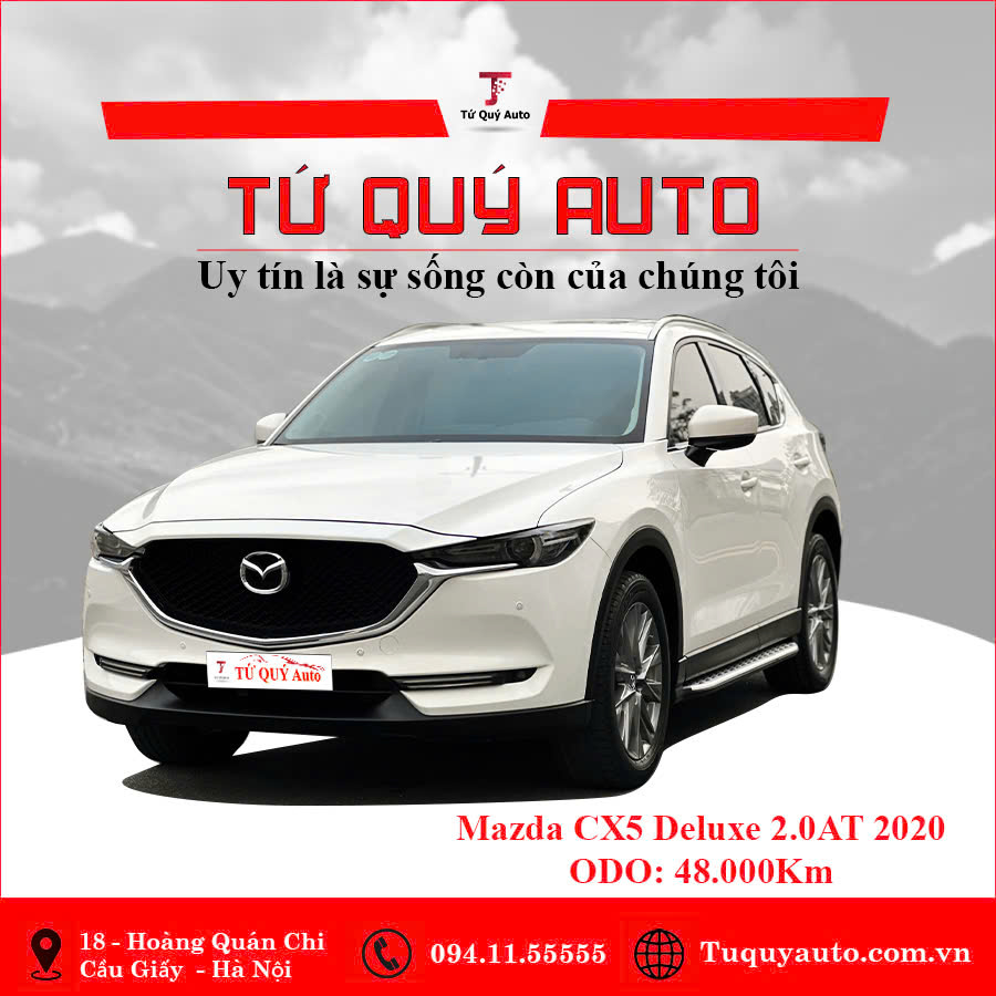 Xe Mazda CX5 2.0 Deluxe 2020 - Trắng