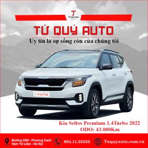 Xe Kia Seltos Premium 1.4 AT 2022 - Trắng